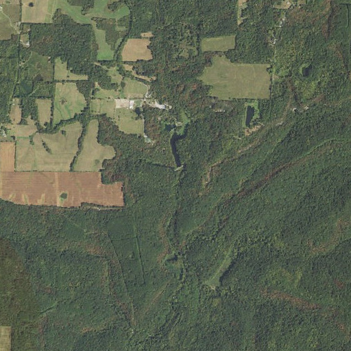 Aerial imagery of Lake Echon Dam, IL