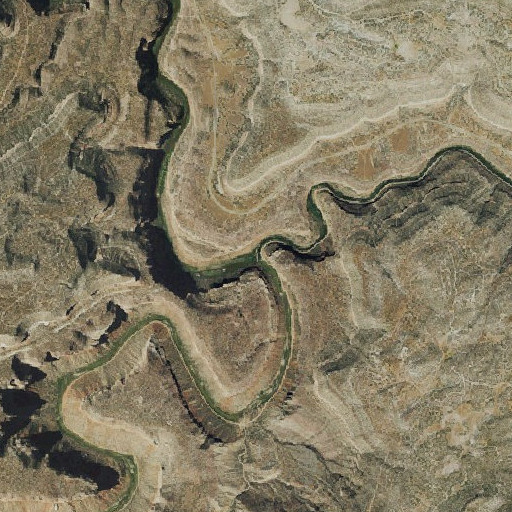 Aerial imagery of San Miguel River, CO