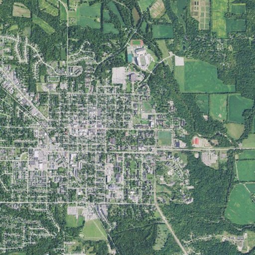 Aerial imagery of Old Manse, OH