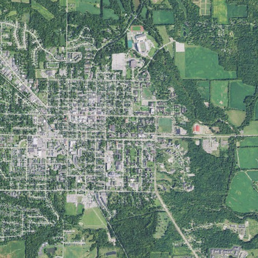 Aerial imagery of Stoddard Hall, OH