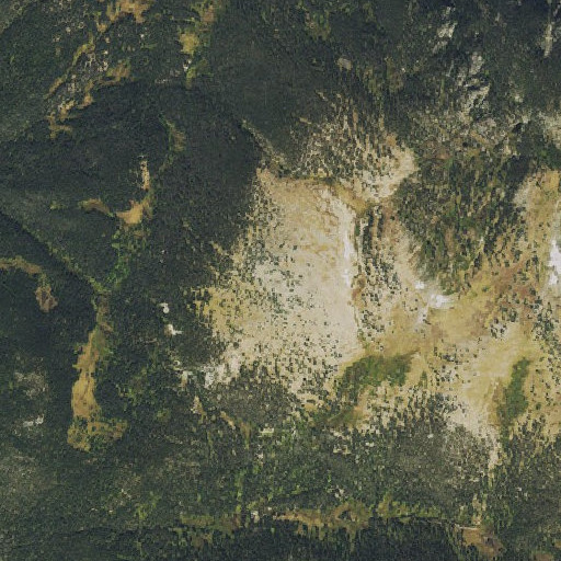 Aerial imagery of Davis Peak, CO