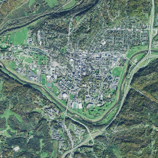 Aerial imagery of Copeland Hall, OH
