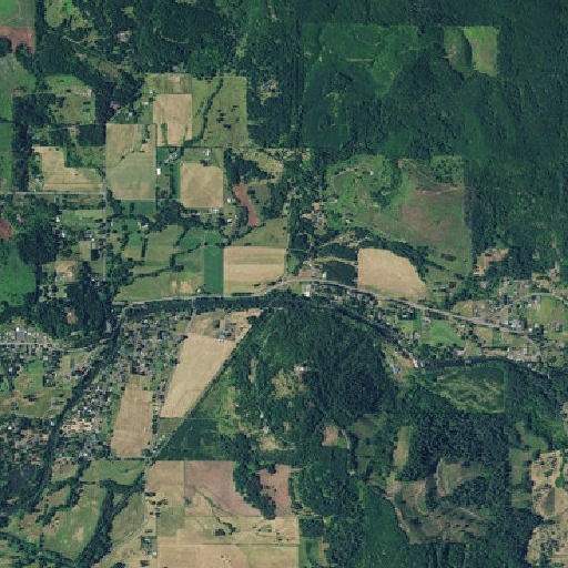 Aerial imagery of Corrin (historical), OR
