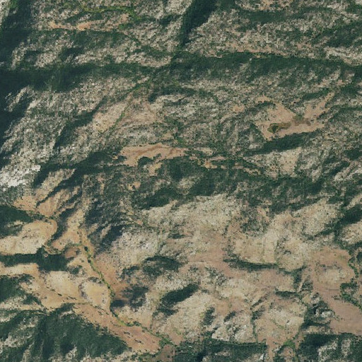 Aerial imagery of Sheep Mountain, CO