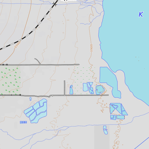 OpenTopoMap map of Moore Ranch, CA