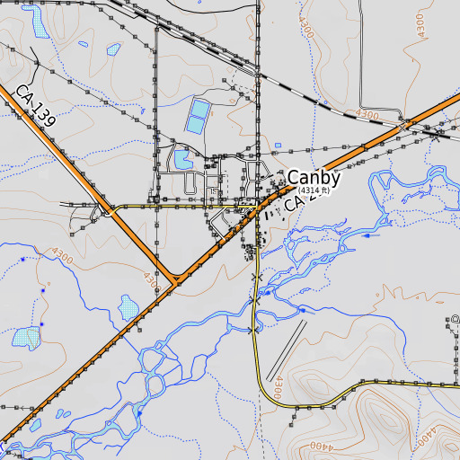 OpenTopoMap map of Arlington Elementary School, CA