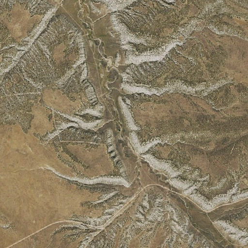 Aerial imagery of Loomis Spring, CO