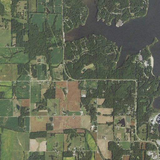 Aerial imagery of McClasson School (historical), IL