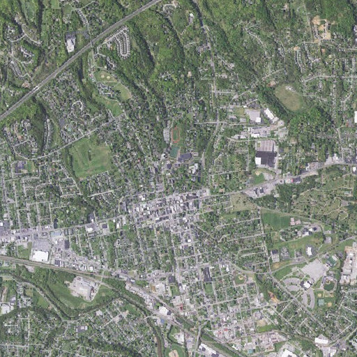 Aerial imagery of Trout Hall, VA