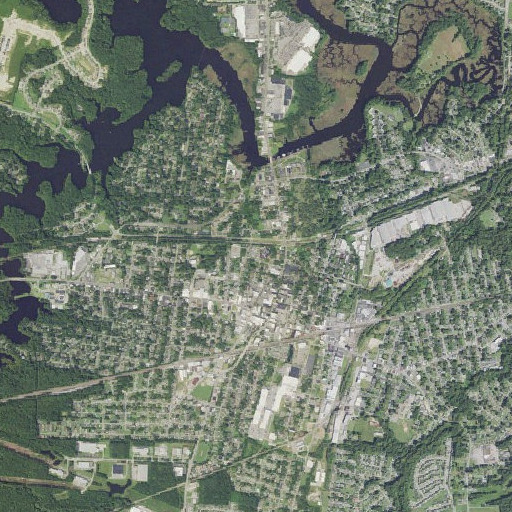 Aerial imagery of Thomas Jefferson Elementary School, VA