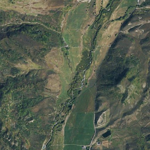 Aerial imagery of Sand Creek, CO