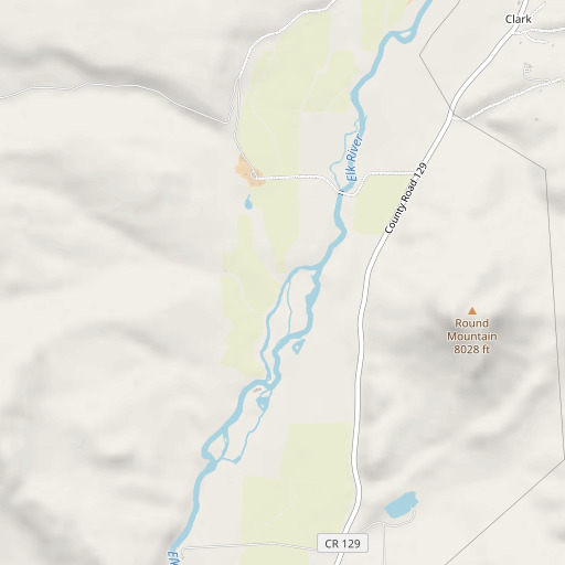 OpenStreetMap map of Sand Creek, CO