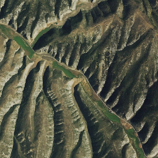 Aerial imagery of Schutte Gulch, CO