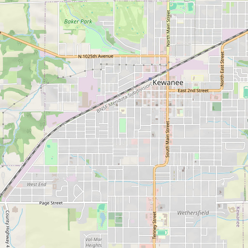 OpenStreetMap map of West Park, IL