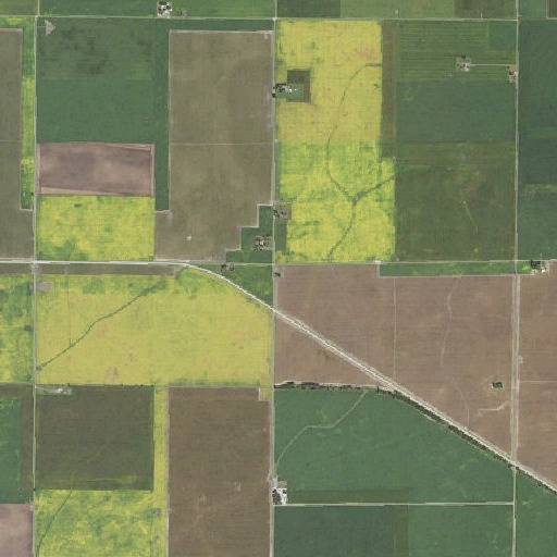 Aerial imagery of Fairview School (historical), IL