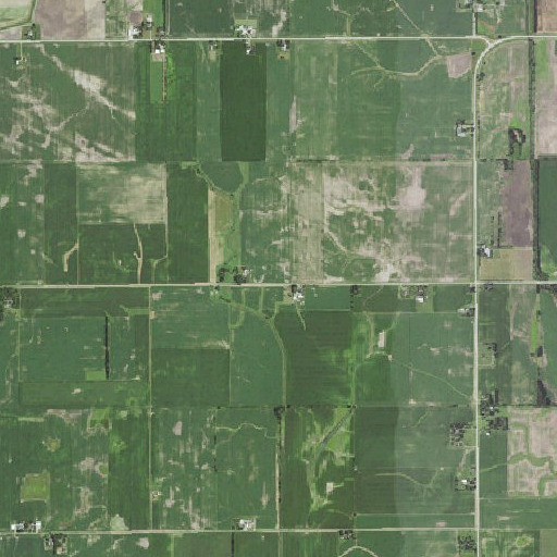 Aerial imagery of Gamble School (historical), IL