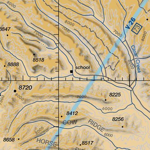 FAA VFR chart of Carr Creek, CO