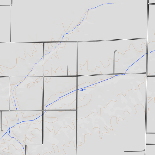 OpenTopoMap map of Browns School (historical), IL