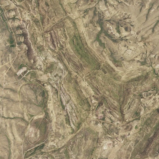 Aerial imagery of Rosebud Pit Number Five, WY