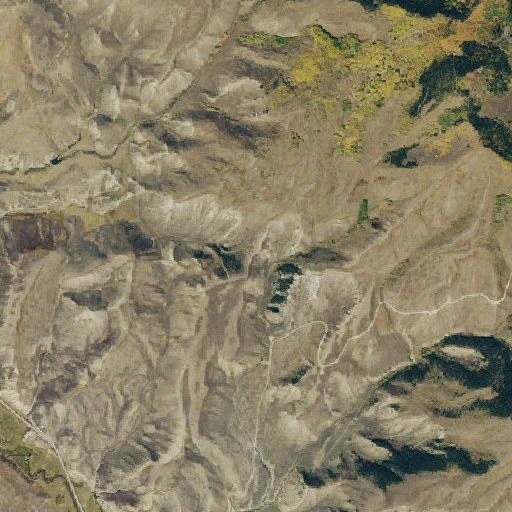 Aerial imagery of Indian Pass, CO