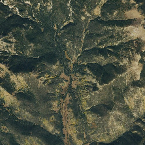 Aerial imagery of Coldwater Creek, CO