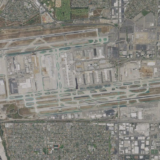 Aerial imagery of Terminal 4, CA