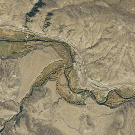 Aerial imagery of Williams Fork, CO