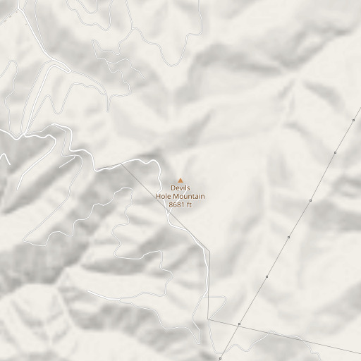 OpenStreetMap map of Devils Hole Mountain, CO