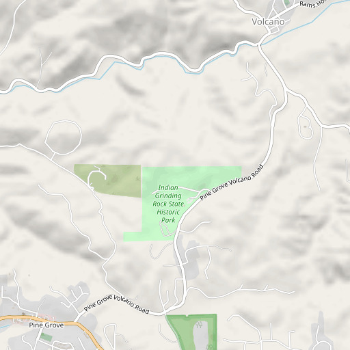 OpenStreetMap map of North Trail, CA