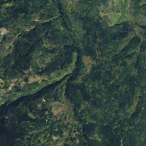 Aerial imagery of Rough Creek, CO