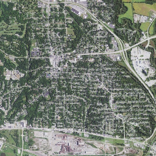 Aerial imagery of Milton, IL