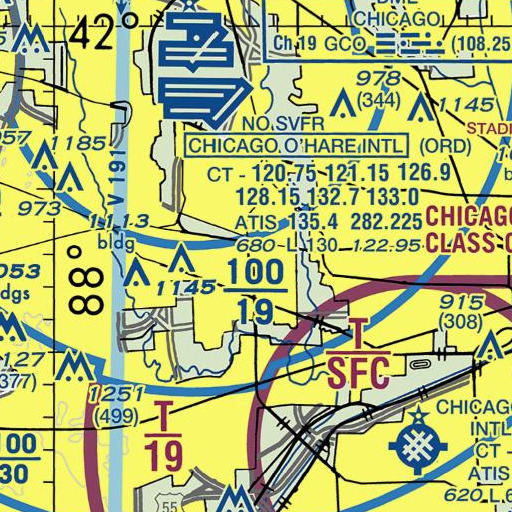 FAA VFR chart of Kennedy Park, IL