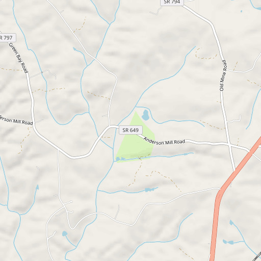 OpenStreetMap map of Antioch School (historical), VA