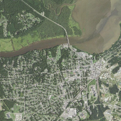 Aerial imagery of Riverside Park, VA