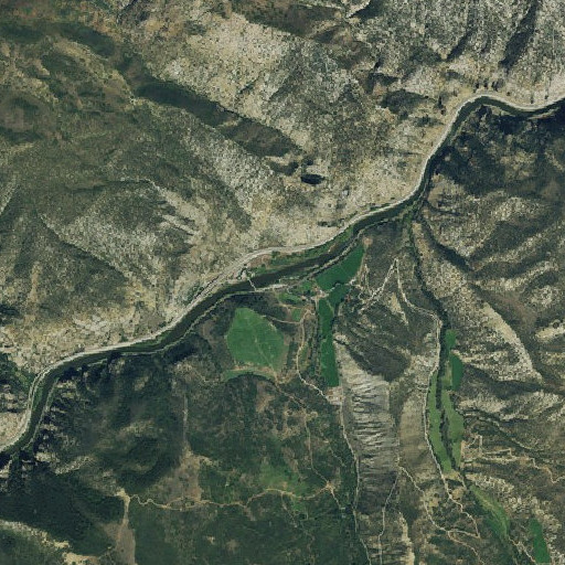 Aerial imagery of Ike Creek, CO