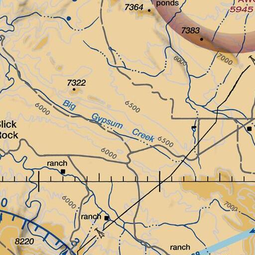 FAA VFR chart of Polar Mine, CO