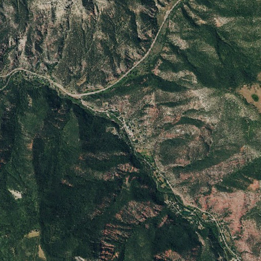 Aerial imagery of Grumwald Mine, CO