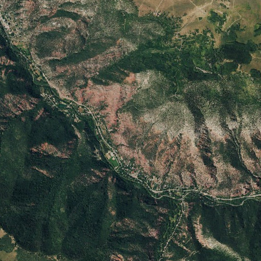 Aerial imagery of Laen Mine, CO