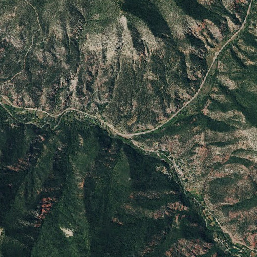 Aerial imagery of Wave Bar Mine, CO