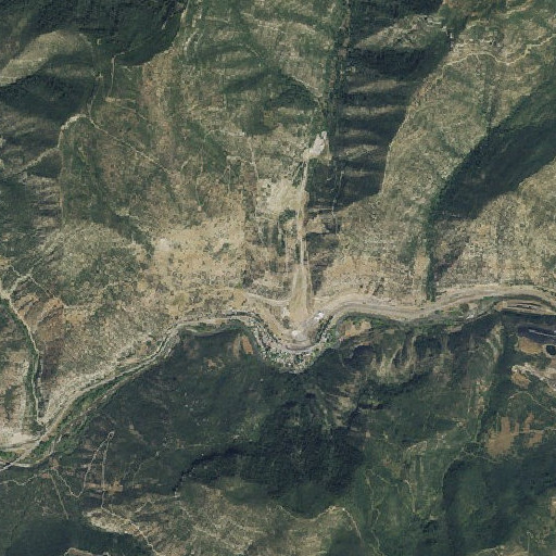 Aerial imagery of Somerset Mine, CO