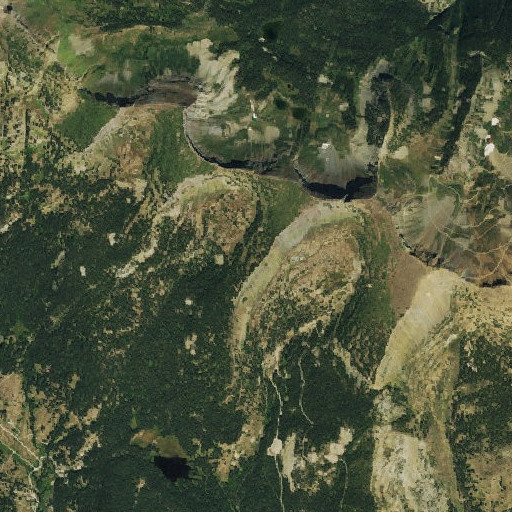 Aerial imagery of Micawber Mine, CO