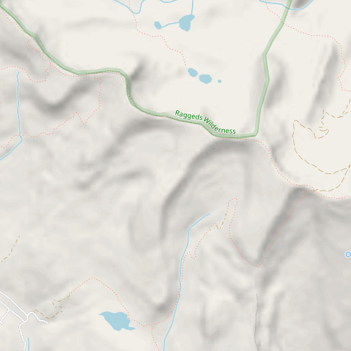 OpenStreetMap map of Micawber Mine, CO