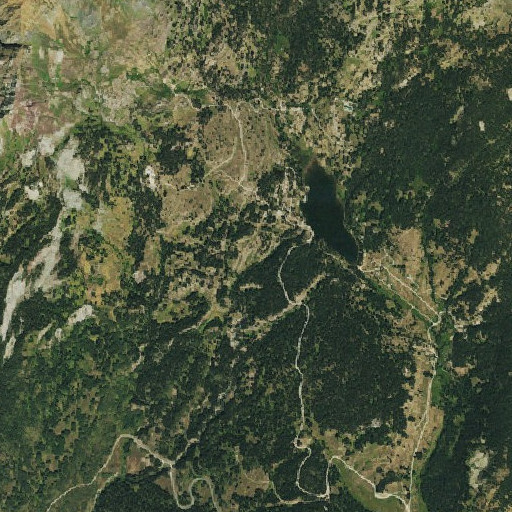 Aerial imagery of Ruby King Mine, CO