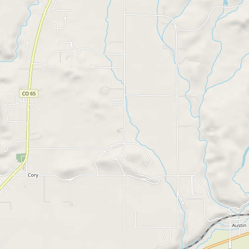 OpenStreetMap map of Hallenbeck Pit, CO