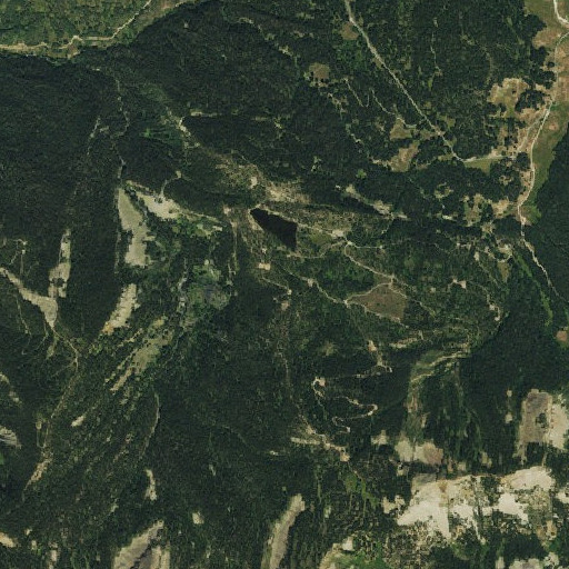 Aerial imagery of Ruby Mine, CO