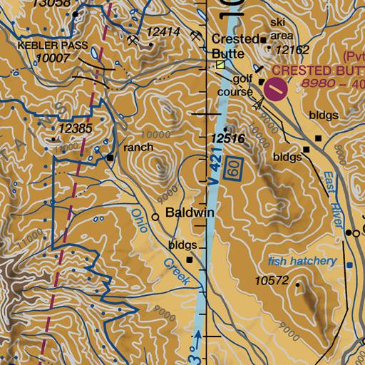 FAA VFR chart of Spencer Mine, CO