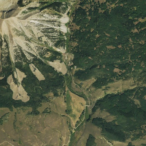 Aerial imagery of Superior Mine, CO