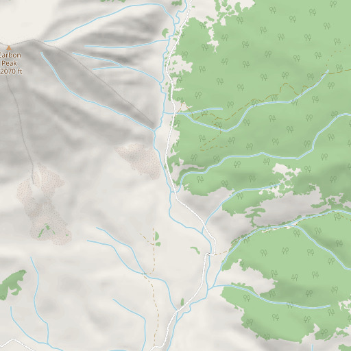 OpenStreetMap map of Superior Mine, CO