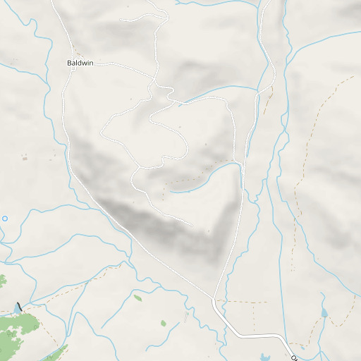 OpenStreetMap map of Baldwin Star Mine, CO