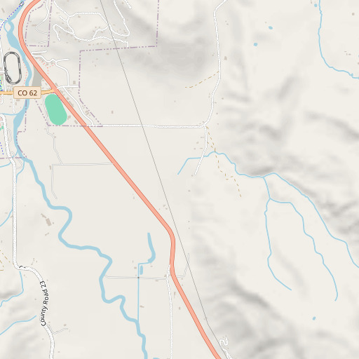 OpenStreetMap map of Fortuna Mine, CO